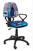 Кресло компьютерное для школьника Престиж New "Ледяное Сердце 1"