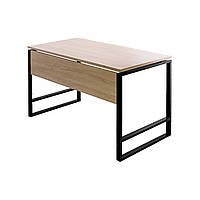 Письмовий стіл Лайт метал чорний стільниця ДСП Дуб сонома (Richman ТМ)