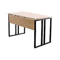 Письмовий стіл Сет метал чорний стільниця ДСП Дуб сонома (Richman ТМ)