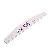 Пилка для нігтів Mileo 200/240 форма:купол, half(човен)