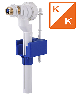 Наповнюючий клапан-поплавок 3/8 бічне підведення (латунний) K.K.-POL Польща ZN2/109