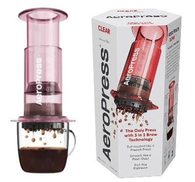 Аеропрес AeroPress Clear Pink