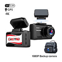 Відеореєстратор REYND F30 2CAM WiFi GPS 4K, Відеореєстратор, REYND, F30, 2CAM, WiFi, GPS, 4K