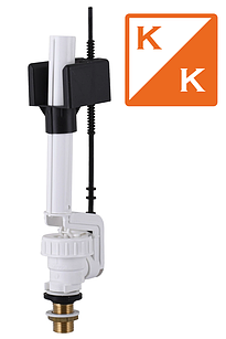 Наповнюючий клапан-поплавок 3/8 нижнє підведення (латунний) K.K.-POL Польща ZND/113