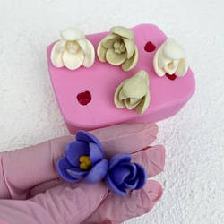 Молд кондитерський силіконовий Крокуси міні