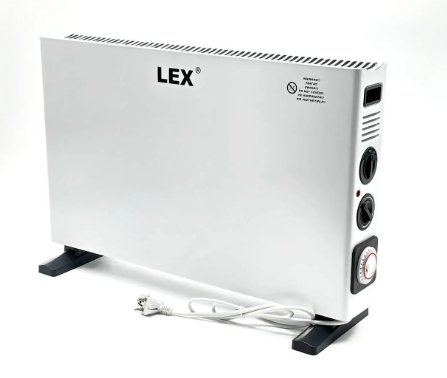 Нагрівач конвекторний електричний LEX LXZCH04FT:2000 Вт., фото 1
