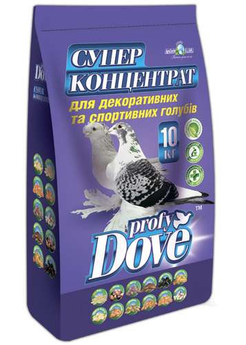 Корм Профі Дав Суперконцентрат для декоративних і спортивних голубів 10 кг