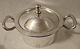 Антикварна срібляста прційна каструля 0,3 л, фото 2