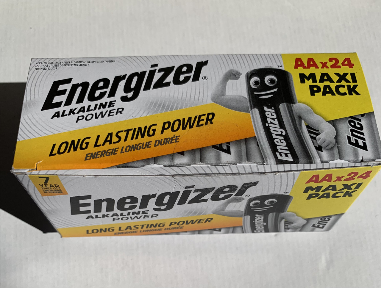 Батарейка Energizer Alkaline power LR6 AA 24 штуки в пакованні