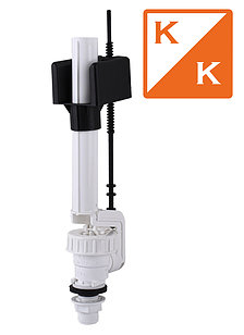 Наповнюючий клапан-поплавок 3/8 нижнє підведення (пластик) K.K.-POL Польща ZND/112