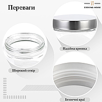 Банка для зберігання печива 2,2л. Cooking House. Ємність для зберігання сипучих, круп, фото 3