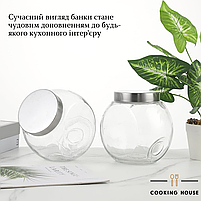 Банка для зберігання печива 2,2л. Cooking House. Ємність для зберігання сипучих, круп, фото 5