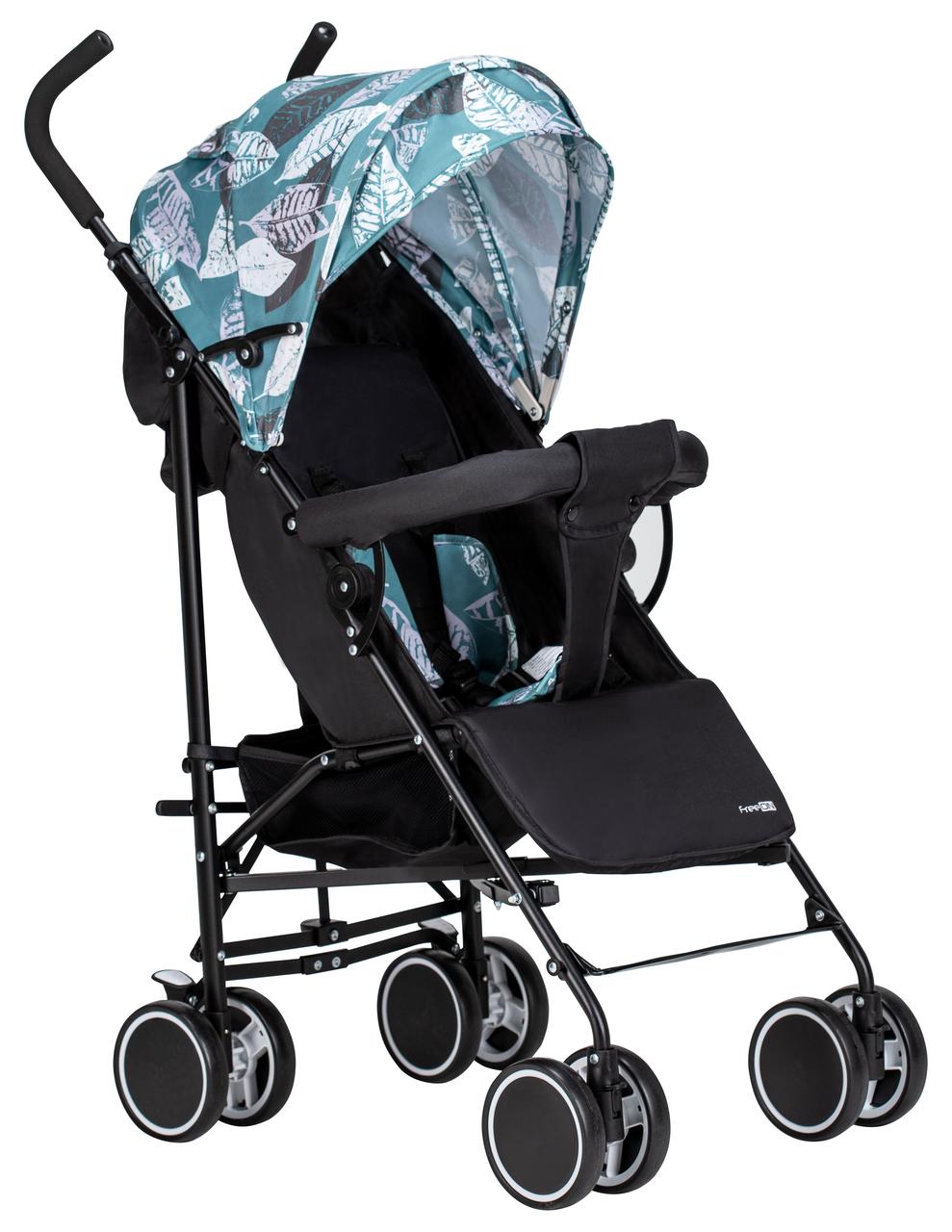 Дитяча прогулянкова коляска тростина FreeON Simple Black Blue навантаження до 15 кг