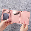 Рожевий, красивий жіночий гаманець із котиком. Дитяче портмоне. Гаманець для дівчинки. Котики, кішки, коти, фото 4