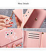 Рожевий, красивий жіночий гаманець із котиком. Дитяче портмоне. Гаманець для дівчинки. Котики, кішки, коти, фото 6