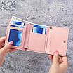 Рожевий, красивий жіночий гаманець із котиком. Дитяче портмоне. Гаманець для дівчинки. Котики, кішки, коти, фото 5