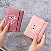 Рожевий, красивий жіночий гаманець із котиком. Дитяче портмоне. Гаманець для дівчинки. Котики, кішки, коти, фото 8