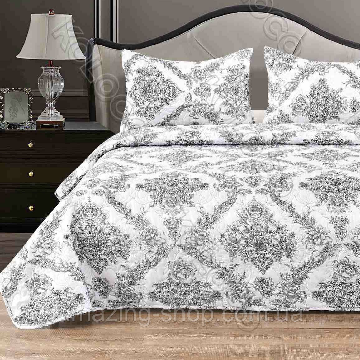 Покривало з наволочками. Літній ковдру. Стьобана. Тканина - Сатин Розмір: 200х220 Наволочки: 50*70, фото 1