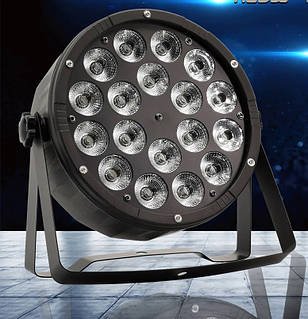 LEDパーライト 4台セット 18×12W RGBW 4в1 Прожектор Led par Светодиодный Светомузыка