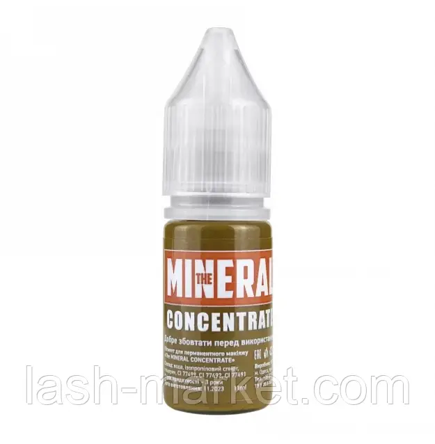 Пігмент для татуажу брів The Mineral / CONCENTRATE / #38 Light Brown, 11 мл, фото 1
