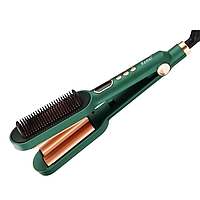 Керамічна плойка стайлер Kemei Km-2237 з іонізацією (Бірюзовий)