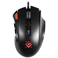 Ігрова миша Defender Oversider GM-917 RGB (12000dpi) 12 кнопок (Чорна)