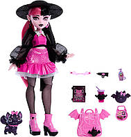 Лялька монстер хай Дракулора з улюбленцем Monster High Draculaura Doll with Pet Bat-Cat Count Fabulous