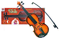 Игрушка Скрипка со струнами, в коробке 370-2A р.43*7*16см