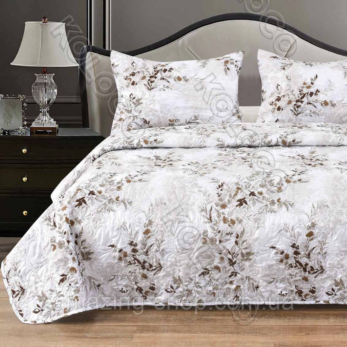 Покривало з наволочками. Літній ковдру. Стьобана. Тканина - Сатин Розмір: 200х220 Наволочки: 50*70, фото 1