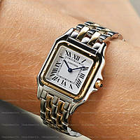 CARTIER PANTHERE DE CARTIER 27MM STEEL & YELLOW GOLD