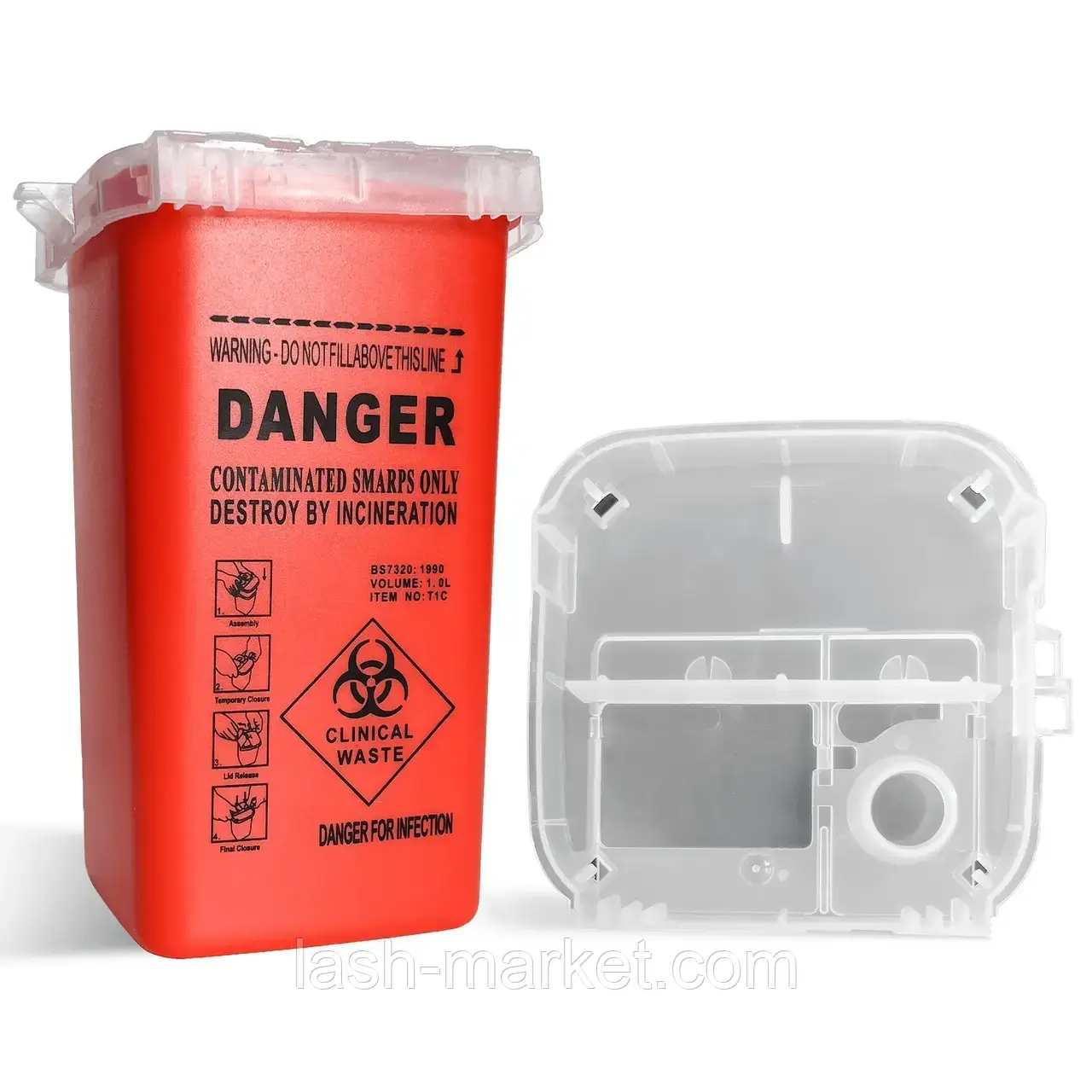 Контейнер для утилізації голок, фото 1