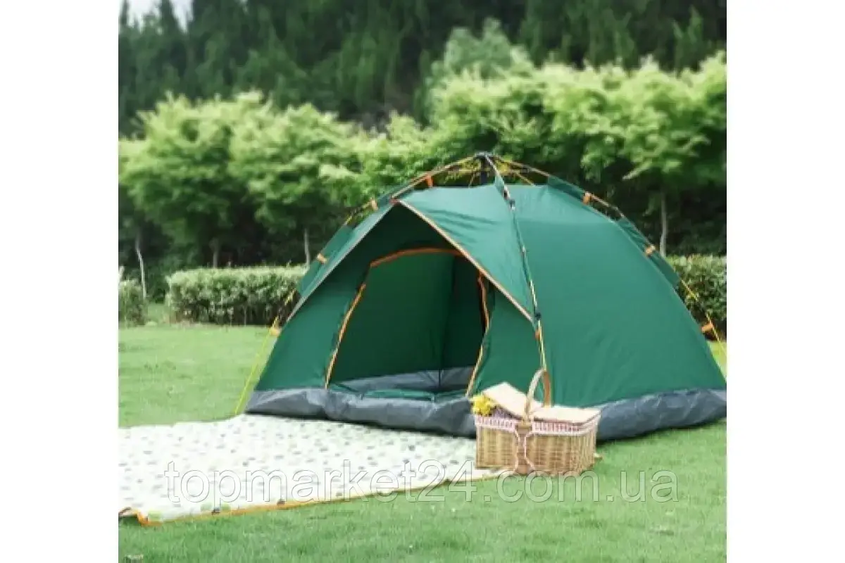Палатка автоматическая 2-х местная (200/150/110 см), 2 местная туристическая палатка,TM - фото 2 - id-p2116859810