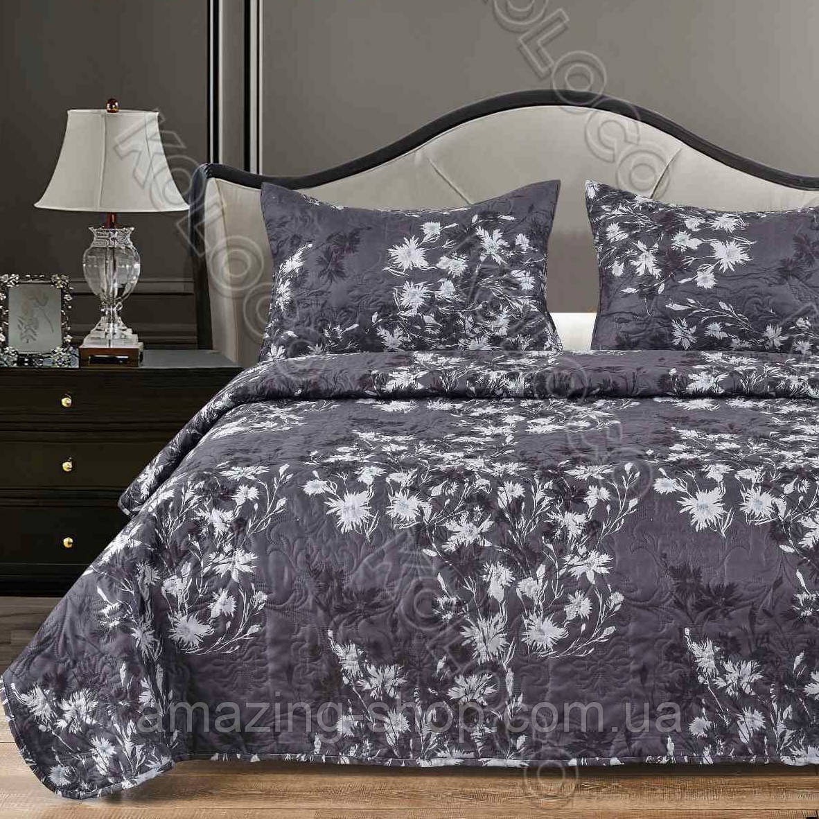 Покривало з наволочками. Літній ковдру. Стьобана. Тканина - Сатин Розмір: 200х220 Наволочки: 50*70, фото 1