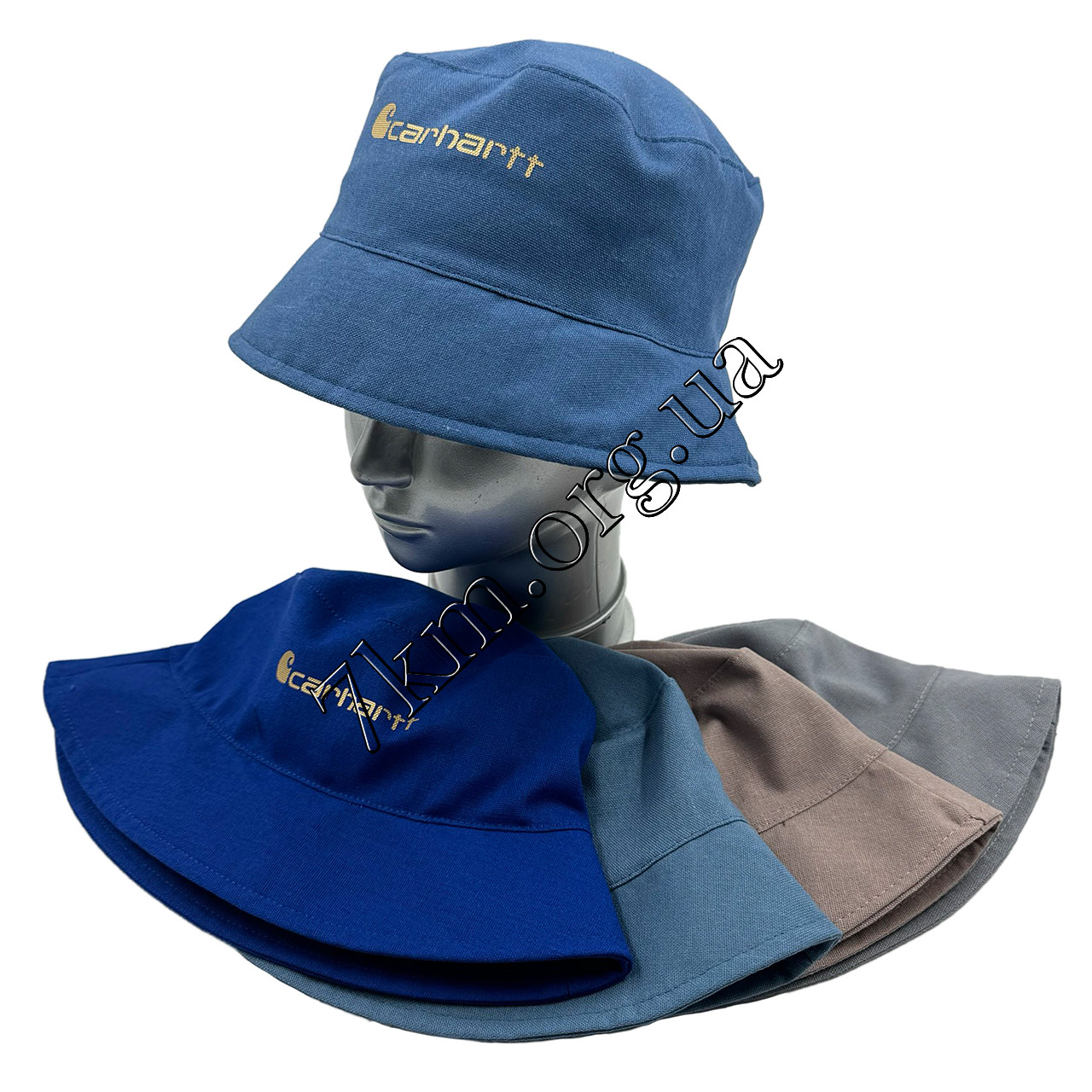 Панама дитяча льон Оптом для хлопчиків 52-56 р.р. "carhartt" 1172, фото 1