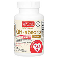 Убихинол Jarrow Formulas "Ubiquinol, QH-Absorb" 100 мг (60 гелевых капсул)