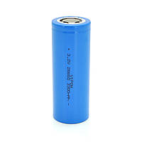 Литий-железо-фосфатный аккумулятор 26650 Lifepo4 Vipow IFR26650 FlatTop, 3300mAh, 3.2V, Blue Q50/500 o