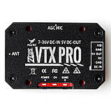 Потужний відеопередавач для FPV дронів HGLRC Zeus VTX PRO 1.6W, 5.8G, 40 каналів, 12.8 грам, фото 8