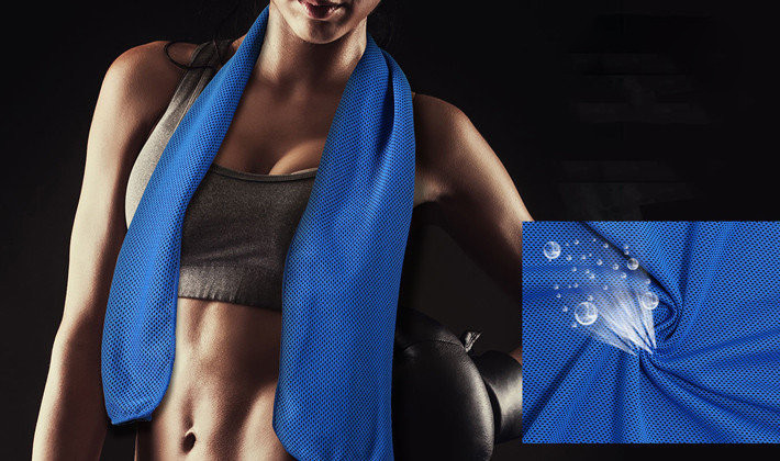 Полотенце 30х90 см Cold Feeling Sporty Towel RT-TW01 Rose Remax 132904 - фото 4 - id-p2116847368