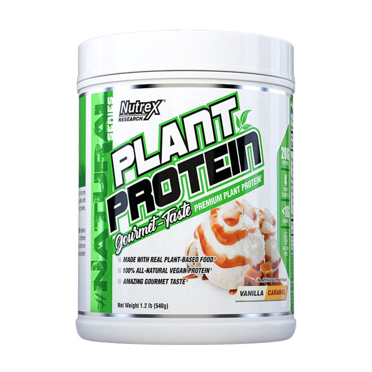 Plant Protein - 536g Vanilla Caramel - фото 1 - id-p2116922998