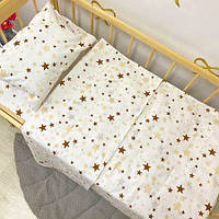 Детский комплект постельного белья 3 в 1 в кроватку, постель в кроватке 3 предмета для новорожденных
