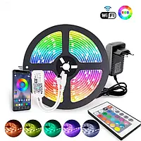 Светодиодная лента RGB USB APP SF-20, с адаптером и пультом, лента LED,TG