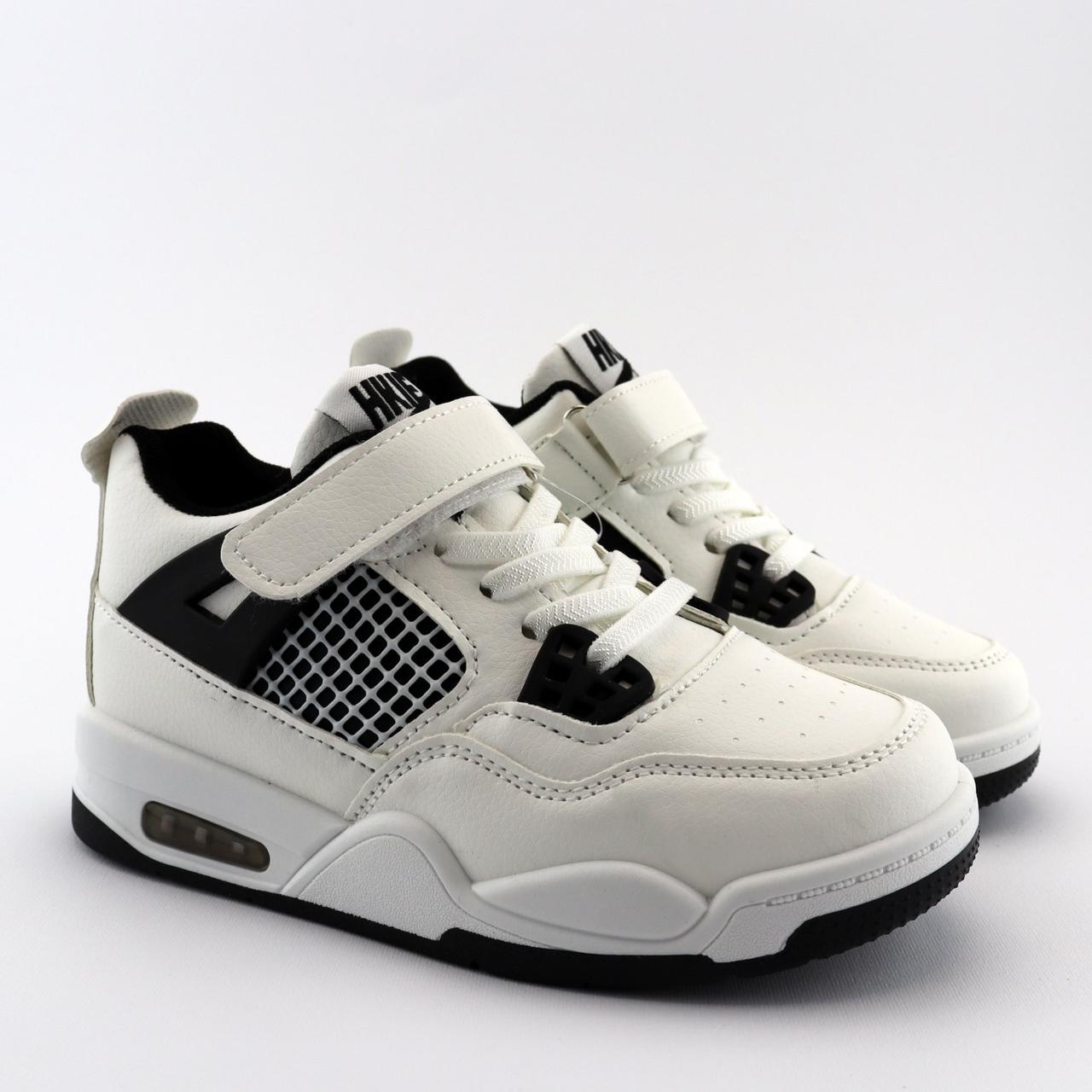 Високі кросівки для хлопчика білі на липучці тм Том.м