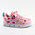 Кросівки дитячі рожеві для дівчинки, що світяться із сердечками липучка тм BiKi, фото 8