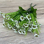 Штучні квіти Букет ромашки 30 см. білий, фото 2