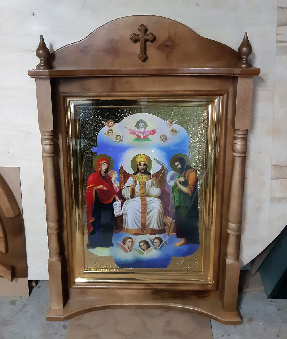 Кіот з дерева під ікону з каталогу 75х115см, фото 1