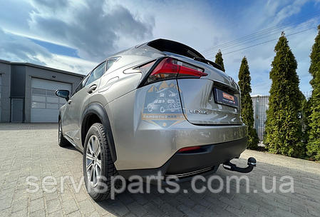 Фаркоп Lexus NX 2014-2021 (Лексус NX) швидкоз'ємний гак на ключах, фото 1