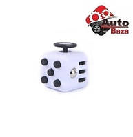 Кубик антистресс Fidget Cube 3.4х3.4х4 см, антистресс кубик белый с черным