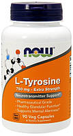 NOW Foods L-Tyrosine 750 mg 90 caps