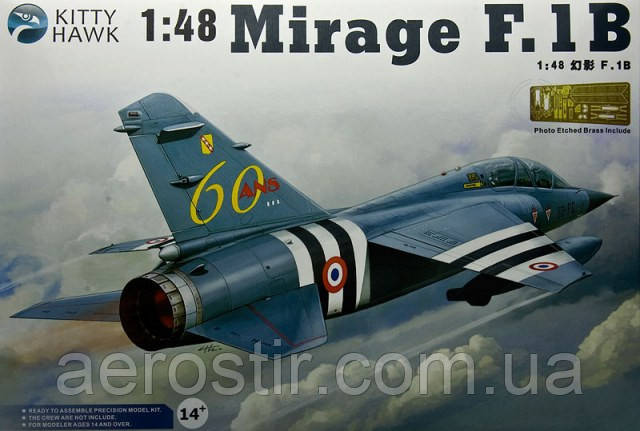 Mirage F.1B 1/48 Kitty Hawk 80112