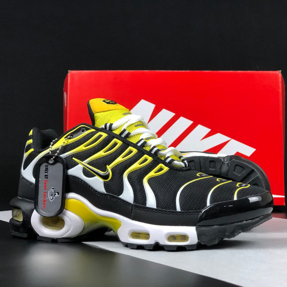 Чоловічі кросівки Nike Air Max Plus TN стильні спортивні чорні